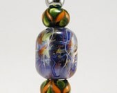 Aquarium Bead Lampwork Glass Wine Stopper