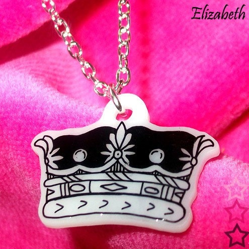 Queen's Diamond Jubilee - Little Crown pendant - choose your design, 6 to choose from....