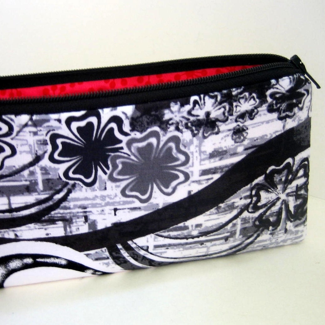 Long Zipper Pouch ISLAND STYLE Pencil Pouch