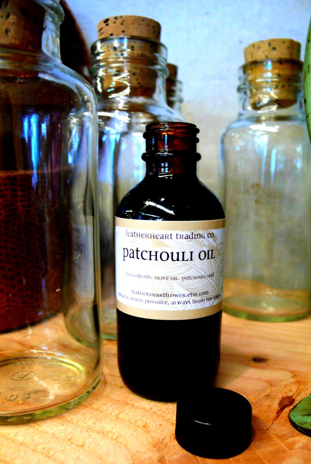 patchouli oil. organic when possible. always from the earth