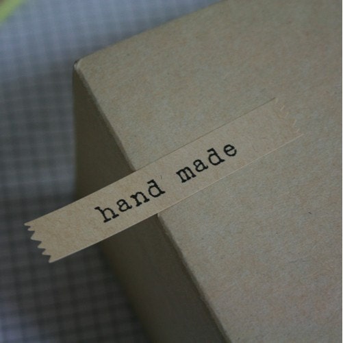 Kraft Handmade Stickers Labels Packaging Stickers - 5 Sheets (80 stickers total)