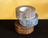 Oldbook Japanese Masking Tape set of 3 - 20mm
