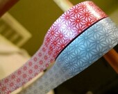 Japanese Washi Paper Tape - Japanese STAR Pattern Masking Tape for Gift Wrap 15mm MT