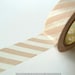 PEACH PINK Stripe Washi Tape Japanese 15mm MT Tape for weddings scrapbooking