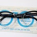 Vintage Tart Clear Cateye Eyeglasses Eyewear Frame With Black Accents And Temples NOS