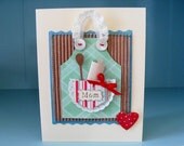 Apron Card Blank  Mom