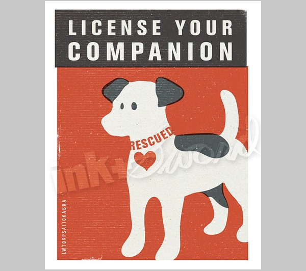 Original Illustration - Pet Care Art - Jack Russell Terrier - License Your Companion - 8x10 Print