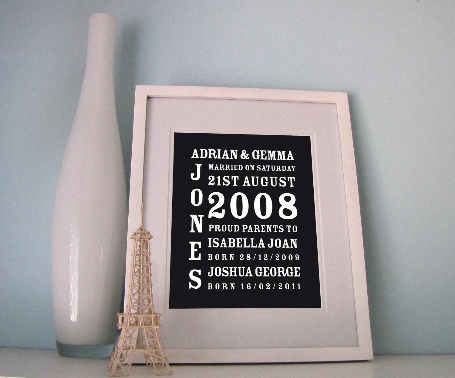 Customized Family Scroll