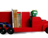 Vintage Truck Shelf  - Wall Shelf, Book Shelf, Children's Decor, Transportation Theme, Boys