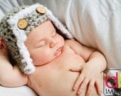 Aviator Boy Hat Newborn Baby Amelia Earhart Girl Hat Unisex Photo Prop