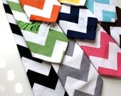 Little Guy Necktie Tie - CHEVRON Collection - (4- 6 years) - Boy Toddler - Wedding - Photo Prop