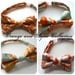 Little Guy BOW TIE - Orange and Aqua Collection - (Newborn - 10 years) - Baby Boy Toddler - Custom Order - Wedding - Photo Prop