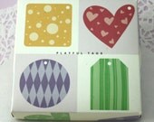 DeStash Hero Arts Playful Tags Rubber Stamps