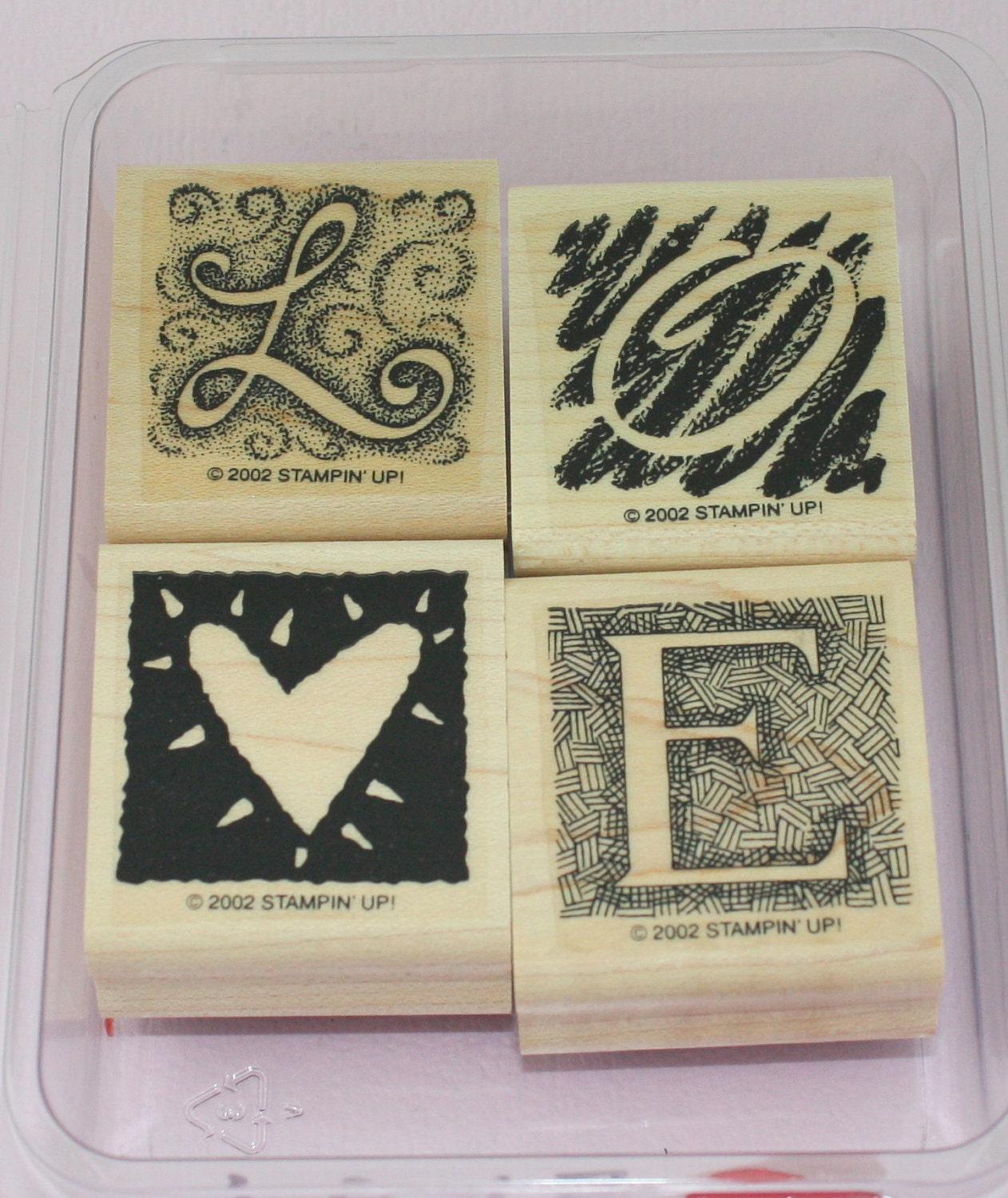 Stampin Up Letters of Love - Retired
