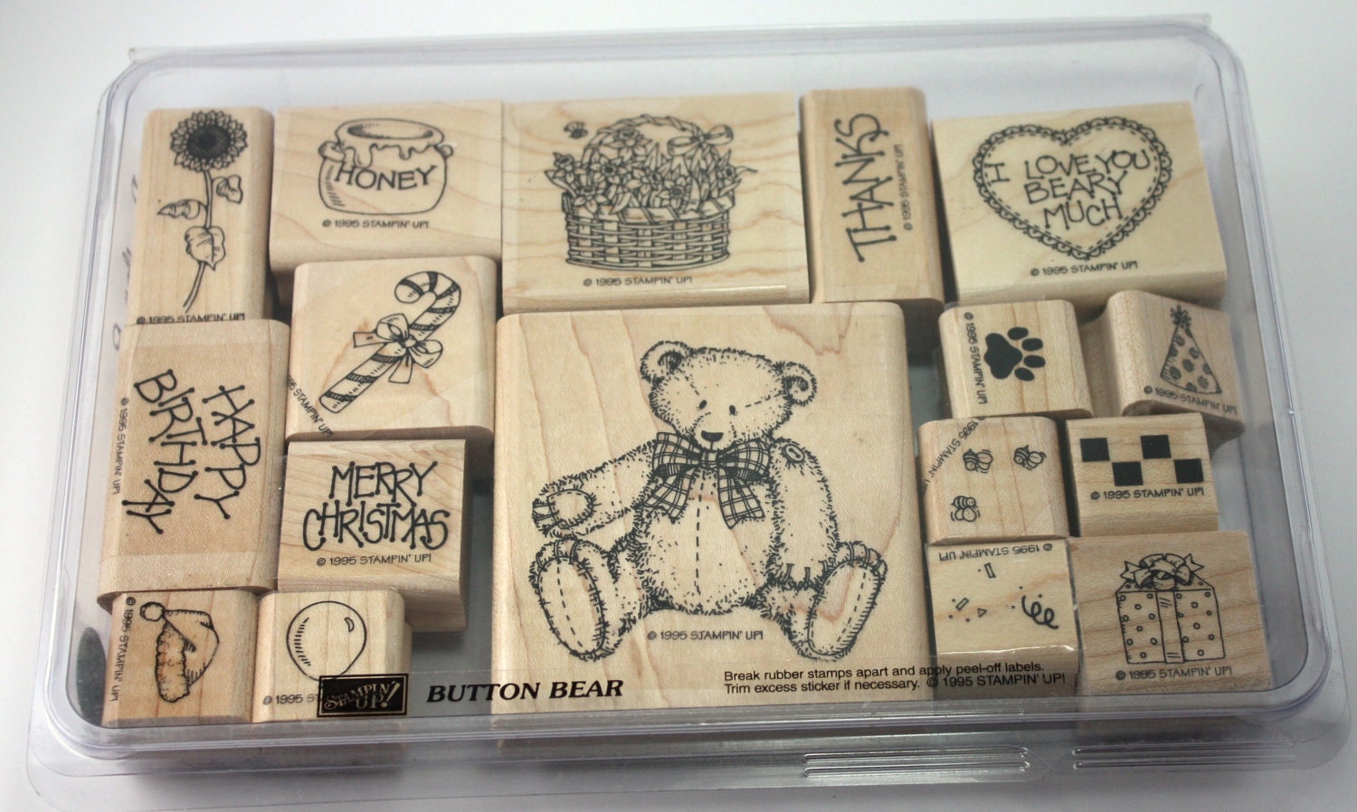 Stampin Up Button Bear Retired