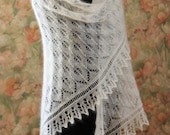 ivory lace shawl bride wedding made to order