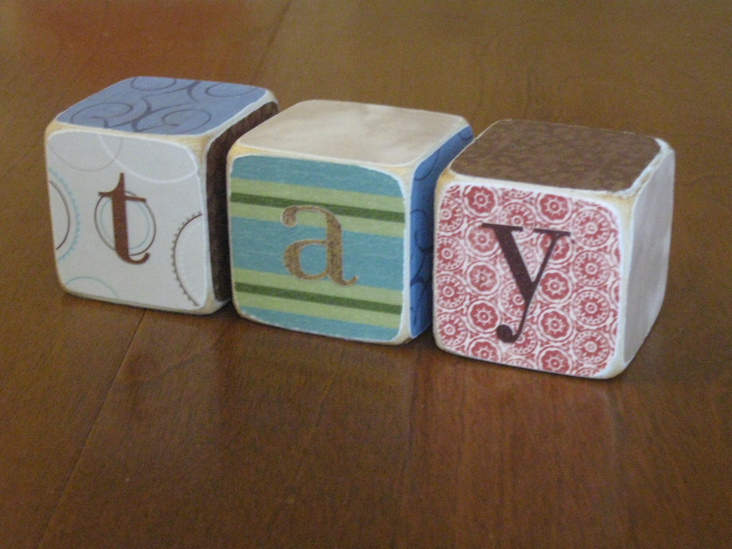 Decorative Baby Blocks - Set of Three