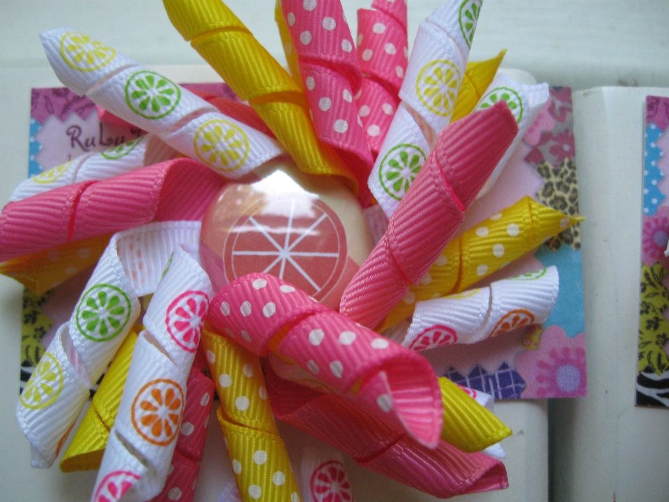 Pink Lemonade Korker Barrette