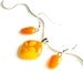 Bright Yellow and Orange Necklace and Earrings Set, Tropical, Floral, Spring, Summer