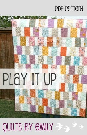 Play It Up - Modern Quilt Pattern - PDF file
