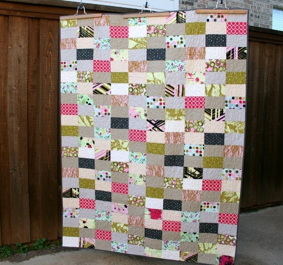 Habitat  Quilt - a Throw Quilt for the Modern Home