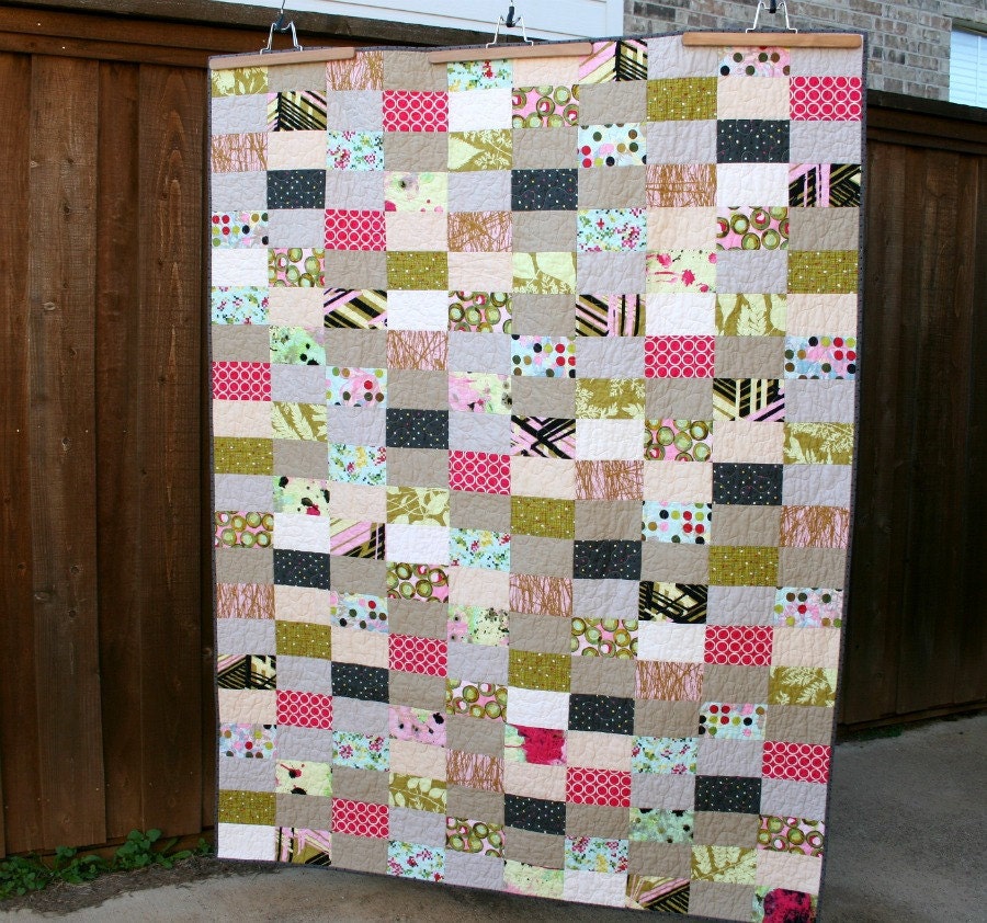 Habitat  Quilt - a Throw Quilt for the Modern Home