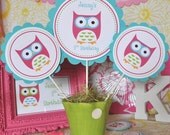Owl Centerpieces Set of 3