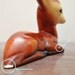 vintage Large Deer Sculpture, woodland dream