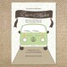 VW Van and Banner Wedding Invitation