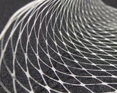 IVORY 1/2 yard French netting - 9-inch wide, for DIY birdcage veils, fascinators
