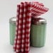 4 Cloth Picnic Napkins - Red Gingham