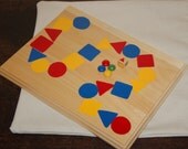 Shapes and Colors Wooden Board Game