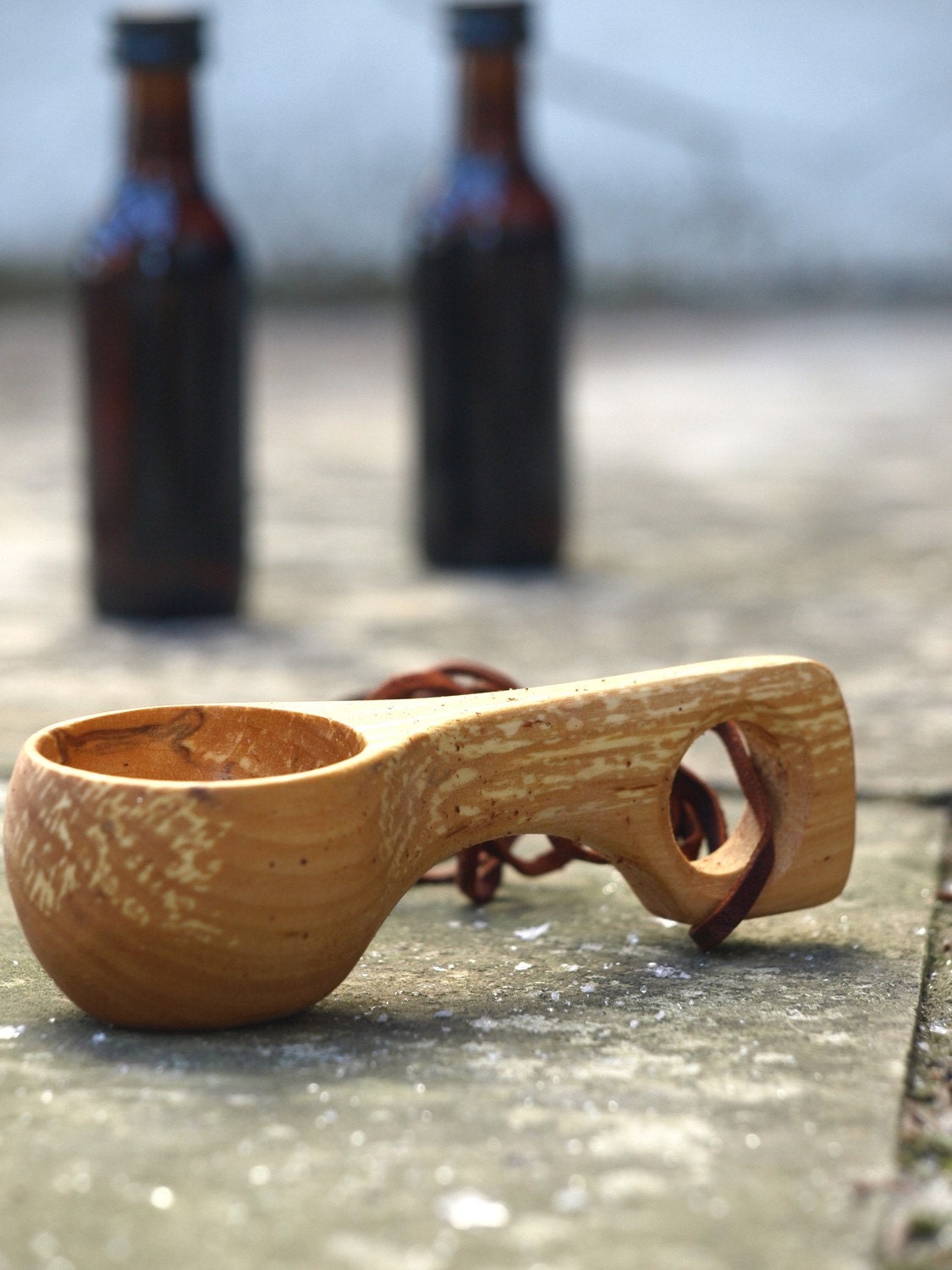 wooden cup with tail. alder wood , gift for him, gift for dad, rustic summer, june finds