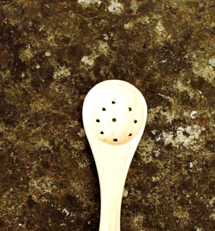 Olive Spoon, Wooden Greek olive spoon gift for mom