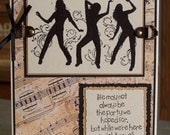 All Occasion Handmade Card - Life May Not Be the Party We Hoped For...