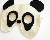 Panda Bear Felt Mask for Children, Kids Animal Halloween Carnival Mask, Dress up Costume Accessory, Pretend Play Toy for Girls Boys Toddlers - BHBKidstyle