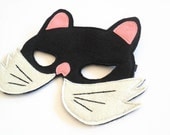 Black Cat Kid Animal Mask Children Carnival Mask Dress up Costume Accessory, Boys, Girls, Toddlers Felt Pretend Play Toy