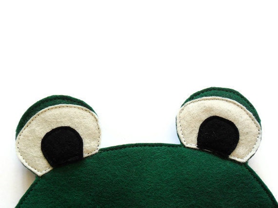 Frog Felt Children Mask Kids Mask Halloween Costume Toad Carnival Dress up Accessory, Pretend Play Toy for Girls Boys and Toddlers
