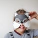 Wild Cat or Puma Kids Animal Mask, Children Felt Carnival Mask, Halloween Dress up Costume Accessory, Pretend Play Toy, Boys, Girls, Toddler