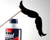 Mustache. Photo booth Props. Wedding Photo Props. Props on a Stick. Photo Props. Mustache on a Stick - The Viking