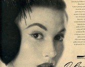 antique 1949 pin-up girls advertisement lipstick du barry