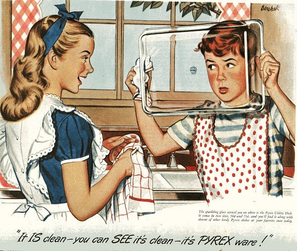 vintage children 1947 advertisement pyrex ware