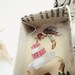 Handmade shadow box frame -The Flying Cake in a Matchbox-