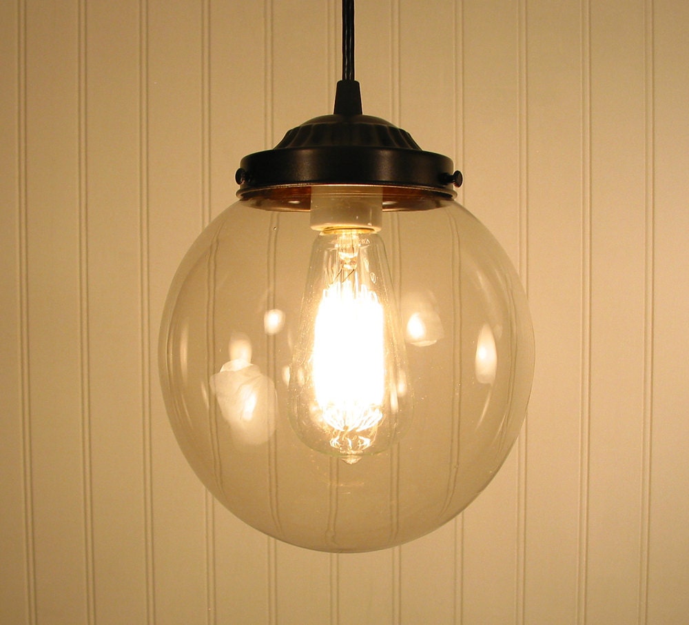 Biddeford I. Smoked Globe PENDANT Light