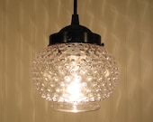Vintage Hobnail Globe PENDANT Created New