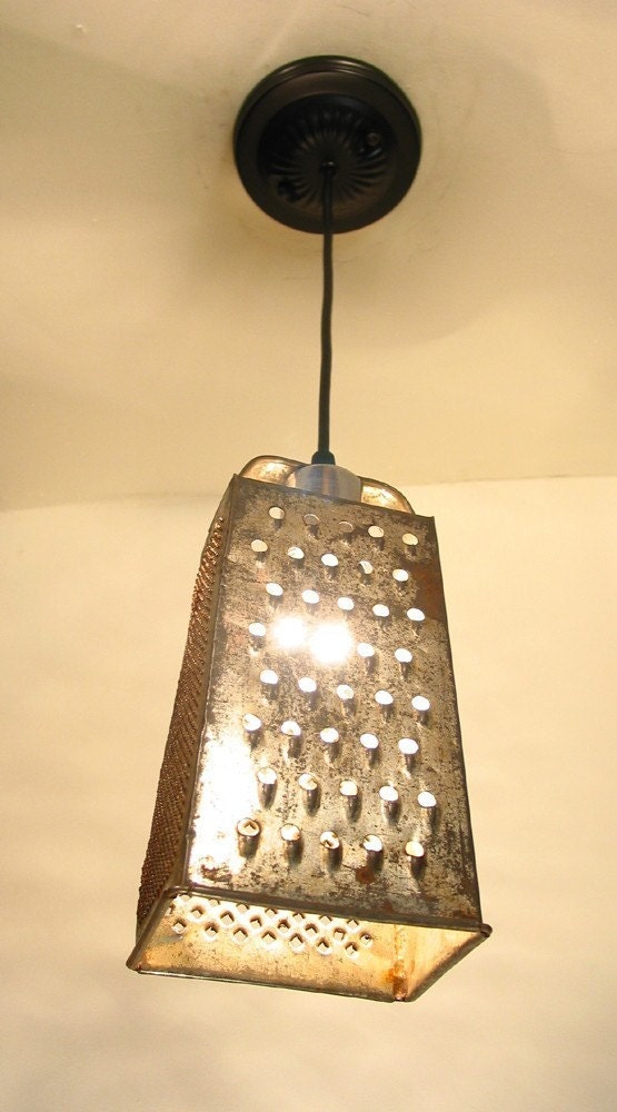 Kittery.Vintage GRATER Turned PENDANT Created NEW