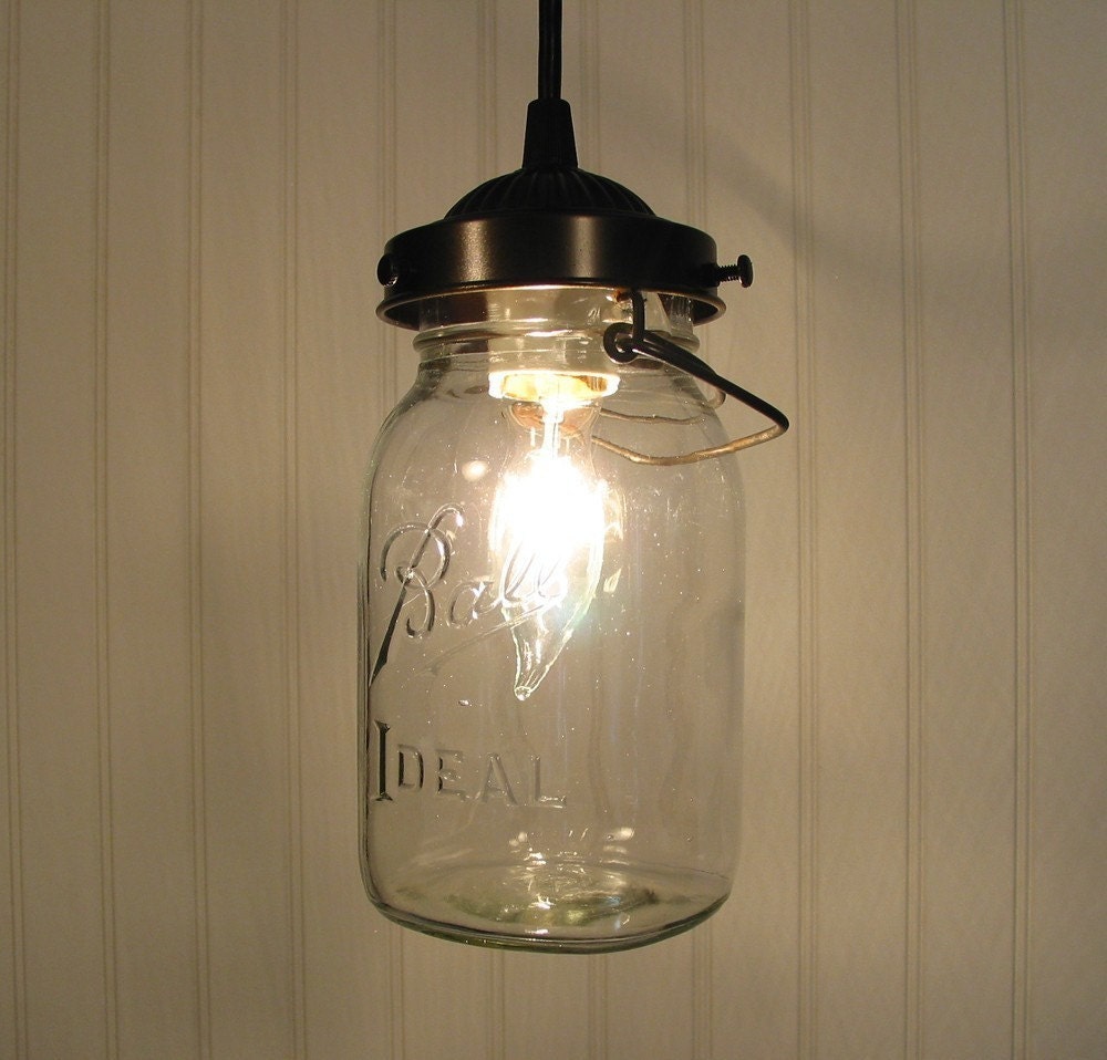Vintage Canning Jar PENDANT Created NEW