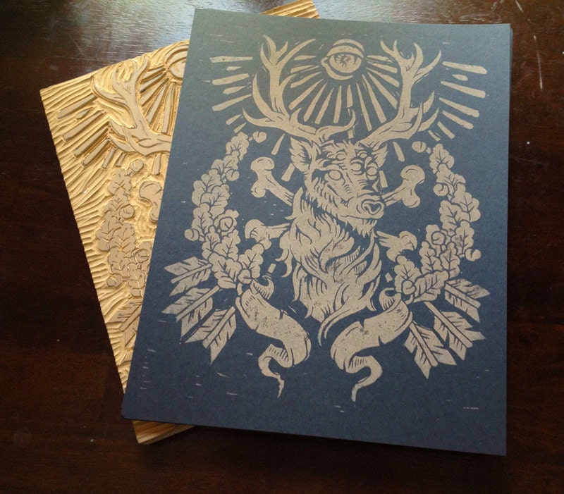 Honor Me in Death - Block Print