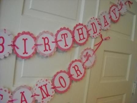 Custom Banner - Pink Pinwheels Il_170x135