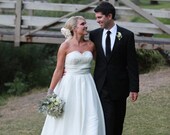 SAMPLE Ready to Ship Taffeta Wedding Dress - Size 14
